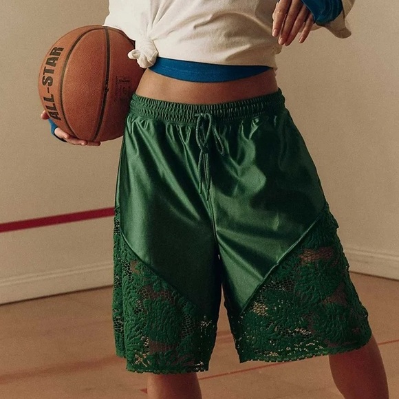 Free People Roster Shorts Heritage Green M - Picture 2 of 8